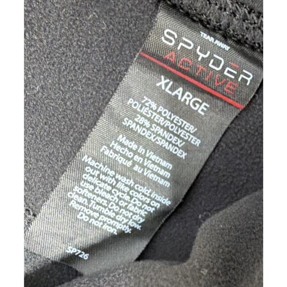 Black SPYDER Active Wide Leg Winter Yoga/Athletic/dres Pants W Zip Pockets XL - Picture 3 of 5